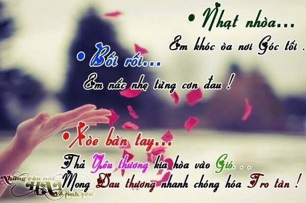 Stt buồn về tình yêu