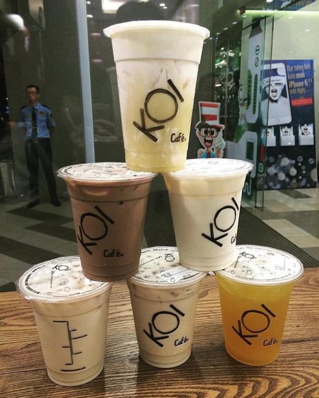 Trà sữa Koi Thé nhiều hương vị