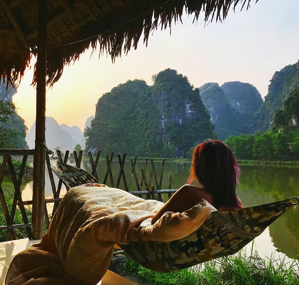  homestay tai ninh binh xinh lung linh